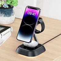 БЗУ Acefast E16 desktop 3-in-1 Black