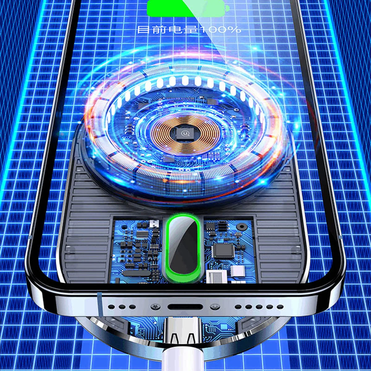 Автодержатель с БЗУ Usams US-CD170 15W Air Vent Grey