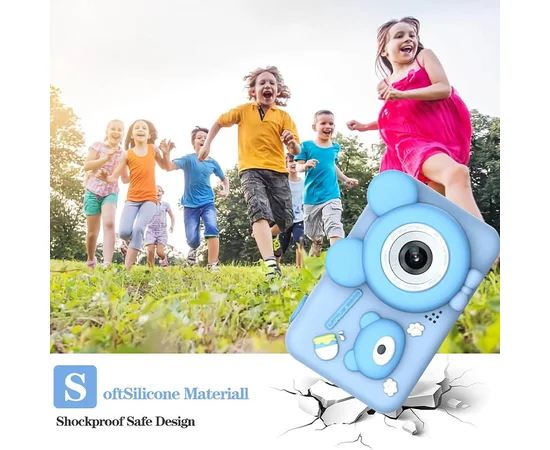 Детская фотокамера D32 Blue