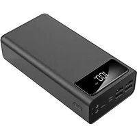 Портативное зарядное устройство Power Bank BOROFONE DBT16A 40 000 mAh Black