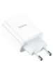 СЗУ HOCO C97A PD20W+QC3.0 (1USB/1Type-C/3A) Белый