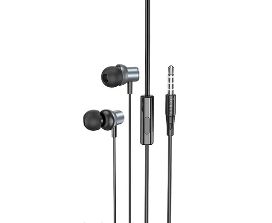 Стерео Наушники Hoco M110 Encourage metal Metal gray