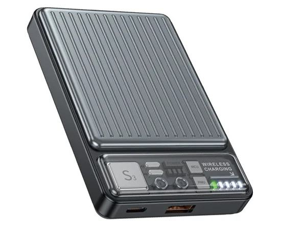 Портативное зарядное устройство Power Bank Hoco Q18 Tourer 22.5W с БЗУ 10 000 mAh Black