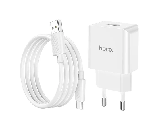 СЗУ HOCO C106A Leisure + Type-C White
