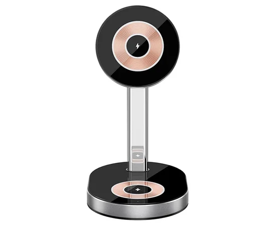 БЗУ WIWU Wi-W003 3 in 1 wireless charger Black