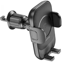 Автодержатель с БЗУ Borofone BH204 Blue Charm (air outlet) Black