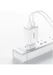 СЗУ Usams US-CC067 T13 Dual USB Travel Charger Белый