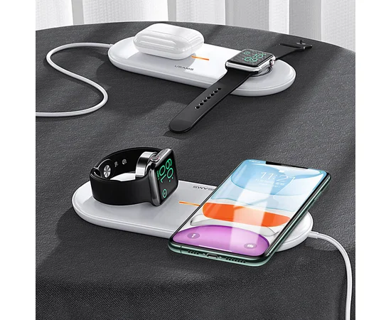 БЗУ Usams US-CD119 2in1 + Кабель Белый