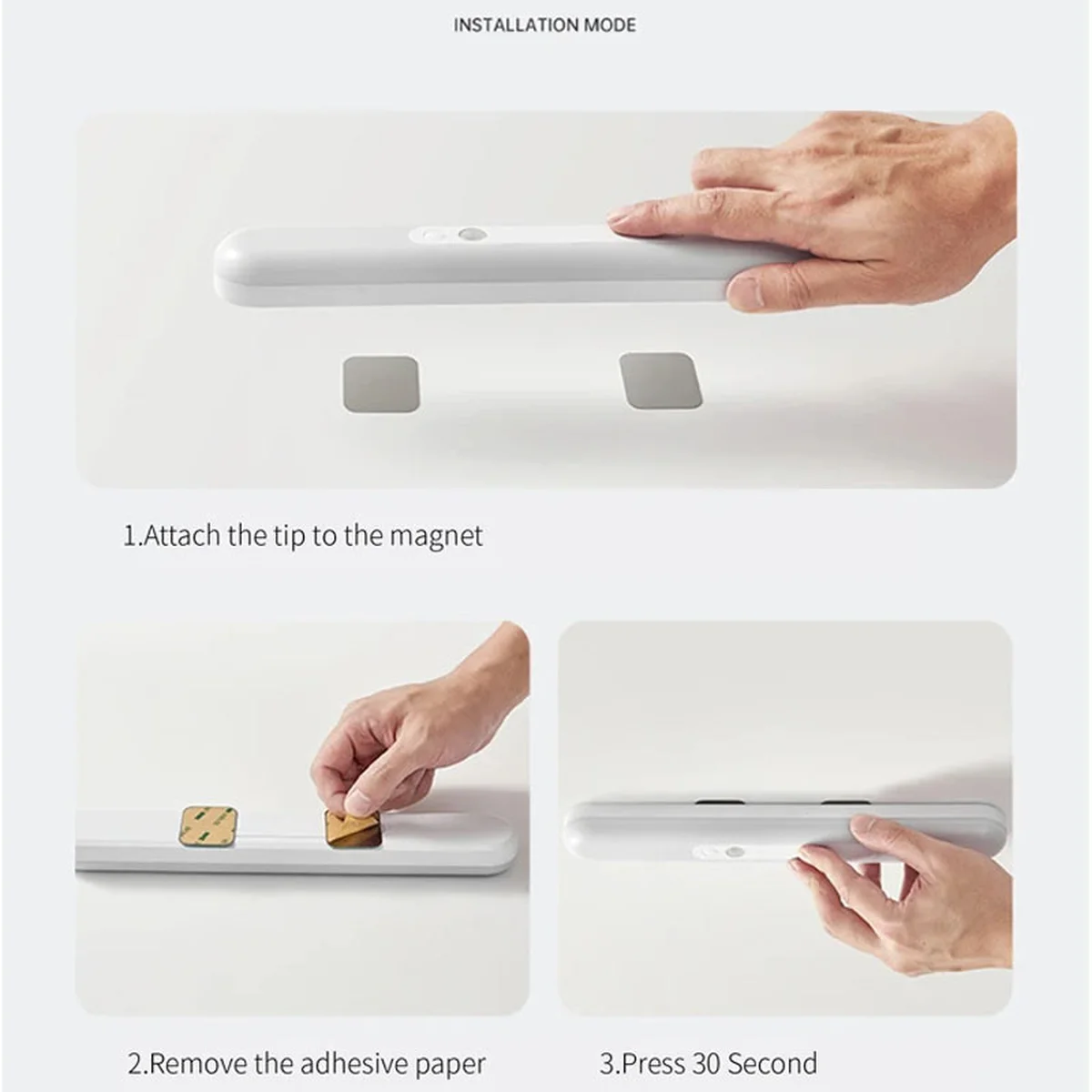 Сенсорный светильник LED с датчиком движения MZ-L1101 (180*43*25mm) White light