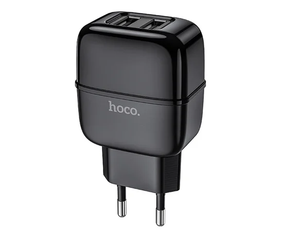 СЗУ Hoco C77A (2USB/2.4A) Черный