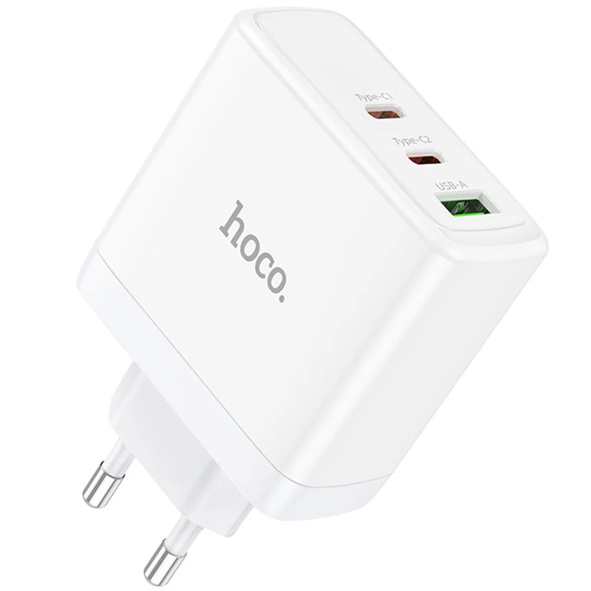 СЗУ Hoco N30 Glory PD65W (2Type-C/1USB) White