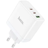 СЗУ Hoco N30 Glory PD65W (2Type-C/1USB) White