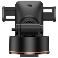 Автодержатель с БЗУ Baseus Wisdom Auto Alignment (QI 15W) (Suction base) (CGZX000101) Black