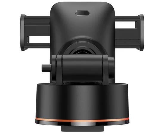 Автодержатель с БЗУ Baseus Wisdom Auto Alignment (QI 15W) (Suction base) (CGZX000101) Black