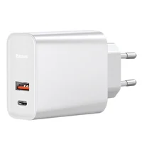 СЗУ Baseus Speed PPS 30W Type-C + USB Белый
