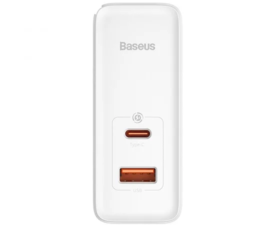 СЗУ Baseus GaN5 Pro Type-C+USB 100W EU (CCGP09020) Белый