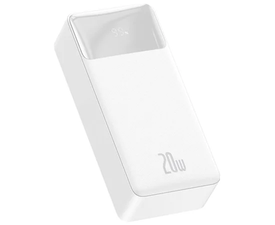Портативное зарядное устройство Baseus Bipow Overseas 20W 30000mAh (PPBD050402) Белый