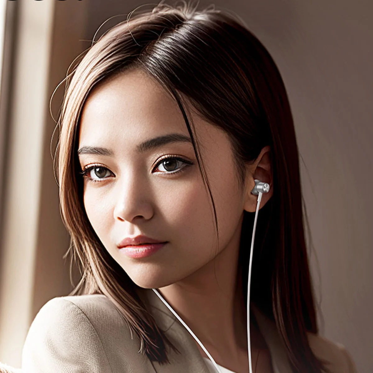 Стерео Навушники Hoco M110 Encourage metal Silver