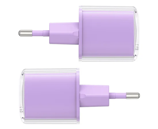 СЗУ Acefast A53 Sparkling series PD30W GaN (USB-C) Alfalfa purple