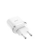 СЗУ Hoco C12 Charger + Cable (Micro) 2.4A 2USB Белый