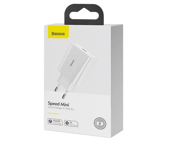 СЗУ Baseus Speed Mini Quick Charger 1C 20W Белый