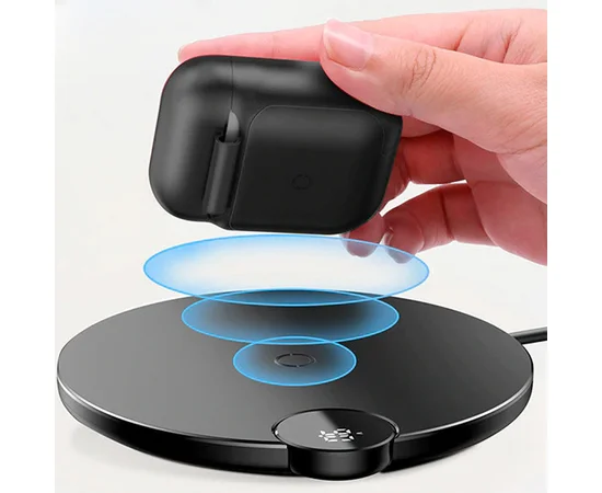 Беспроводное зарядное устройство Baseus для Airpods Черный