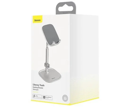 Подставка для телефона Baseus Literary Youth (Telescopic) (SUWY-A0) Silver
