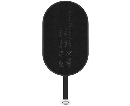 Беспроводное зарядное устройство Baseus Microfiber Receiver (For Type-C) Черный