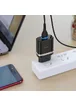 СЗУ Hoco C12Q Smart QC3.0 (1USB/3A) + MicroUSB Черный