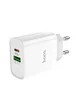 СЗУ HOCO C80A PD+QC3.0 (1USB/3.1A) Белый