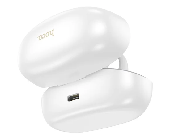 Беспроводные TWS наушники Hoco EW57 Auspicious clip-on Ivory white