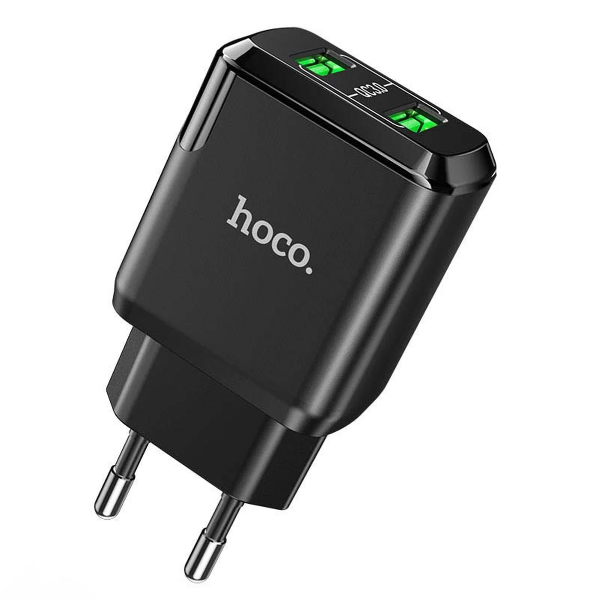 СЗУ Hoco N6 QC3.0 (2USB/3A) Черный