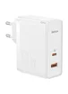 СЗУ Baseus GaN5 Pro Type-C+USB 100W EU (CCGP09020) Белый
