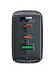 СЗУ Acefast A41 PD65W GaN (2*USB-C+USB-A) Black