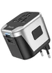 СЗУ Hoco AC5 Level 2USB+Socket Black