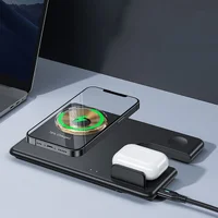 БЗУ Hoco CQ1 Geek folding 3-in-1 (for iWatch) Black