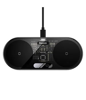 БЗУ Baseus Digital LED Display 2in1 20W Universal version (WXSX010101) Black