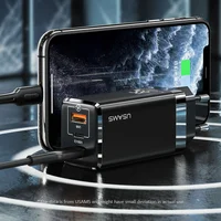 СЗУ USAMS CC110 GaN Mini Fast Charger EU Чорний