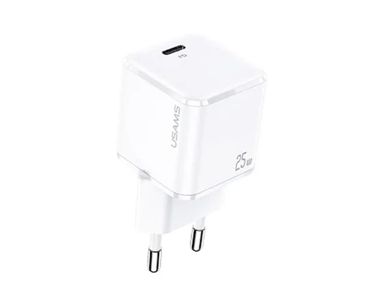 СЗУ Usams US-CC140 T42 25W Super Si (1Type-C/25W) Белый