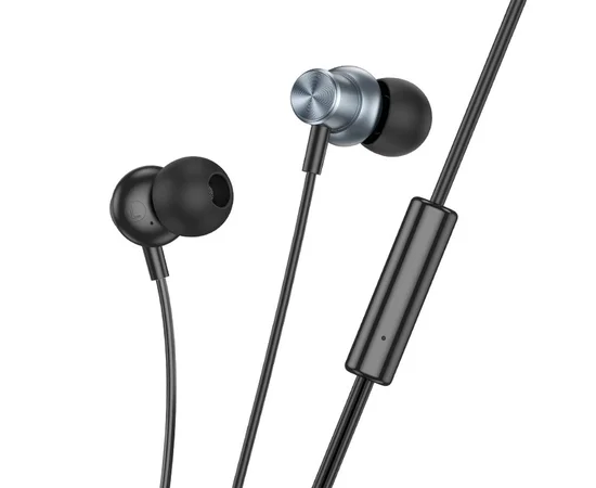 Стерео Наушники Hoco M110 Encourage metal Metal gray