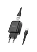 СЗУ HOCO N2 (1USB/2.1A) + USB - Type-C Черный