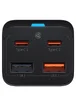 СЗУ Baseus GaN3 Pro 2хType-C+2USB 65W EU (with Cable Type-C to Type-C 100W (20V/5A) 1m) (CCGP04) Black