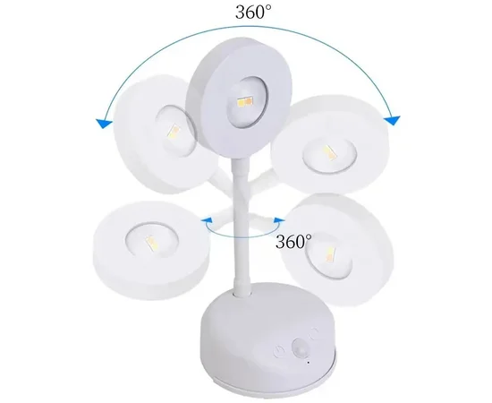 Настольная лампа LED с датчиком движения 3 colour light MZ-L2201 White