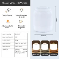 Настільний сенсорний LED світильник 3 colour light MZ-L2701 White