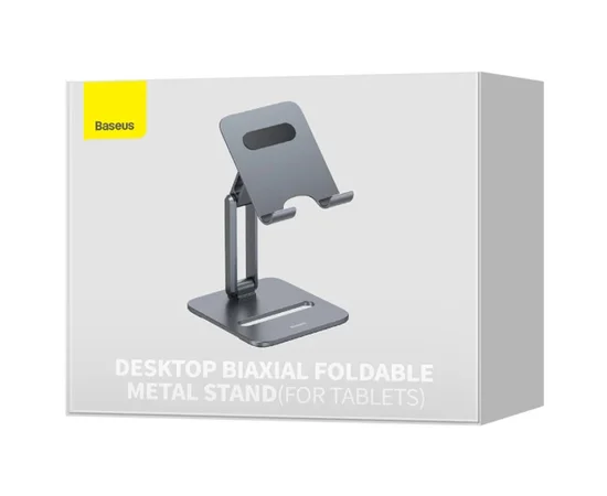 Подставка для планшета Baseus Biaxial Foldable Metal Stand (LUSZ000113) Grey