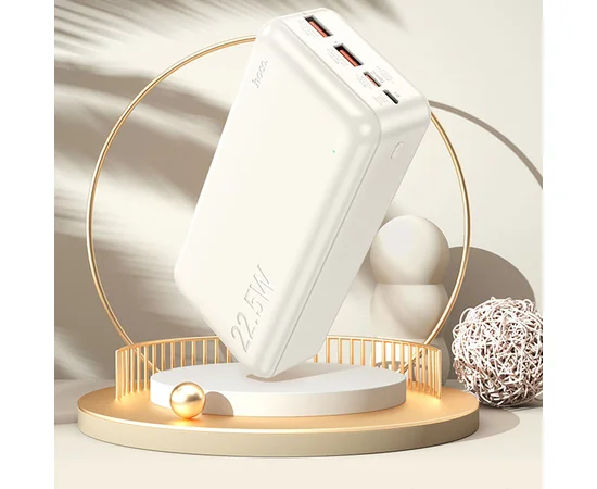 Портативное зарядное устройство Power Bank Hoco J101B Astute PD20W+22.5W 30000 mAh Белый