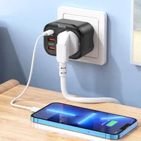 СЗУ Hoco NS3 Multifunctional PD20W (2USB/1Type-C/1xSocket) Black