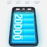 Портативное зарядное устройство Baseus Bipow Pro Digital Display 22.5W 20000 mAh (PPBD03000) Black