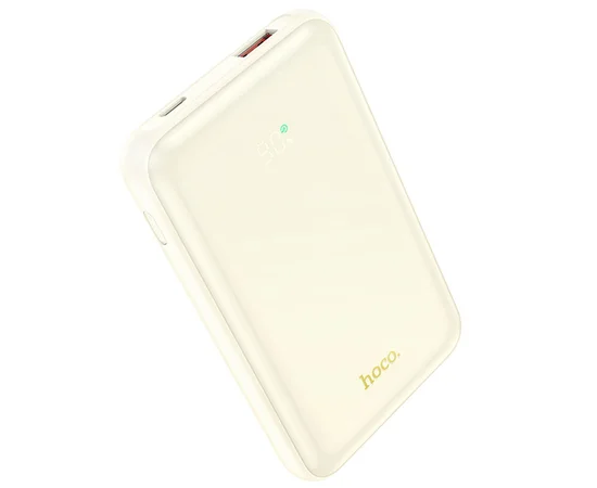 Портативное зарядное устройство Power Bank Hoco Q21 Great 22.5W+PD20W 10000 mAh Milky White