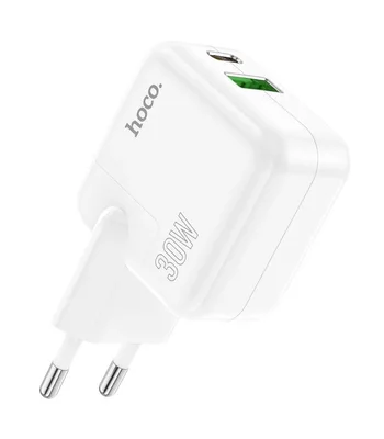 СЗУ Hoco C111A PD 30W+QC3.0 White